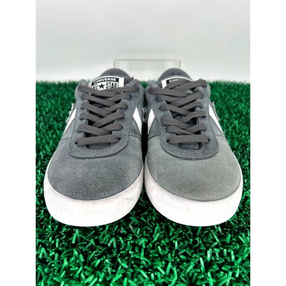 Converse Womens Size 7 Gray & White Suede Leather Sneakers‎ - Picture 3 of 7